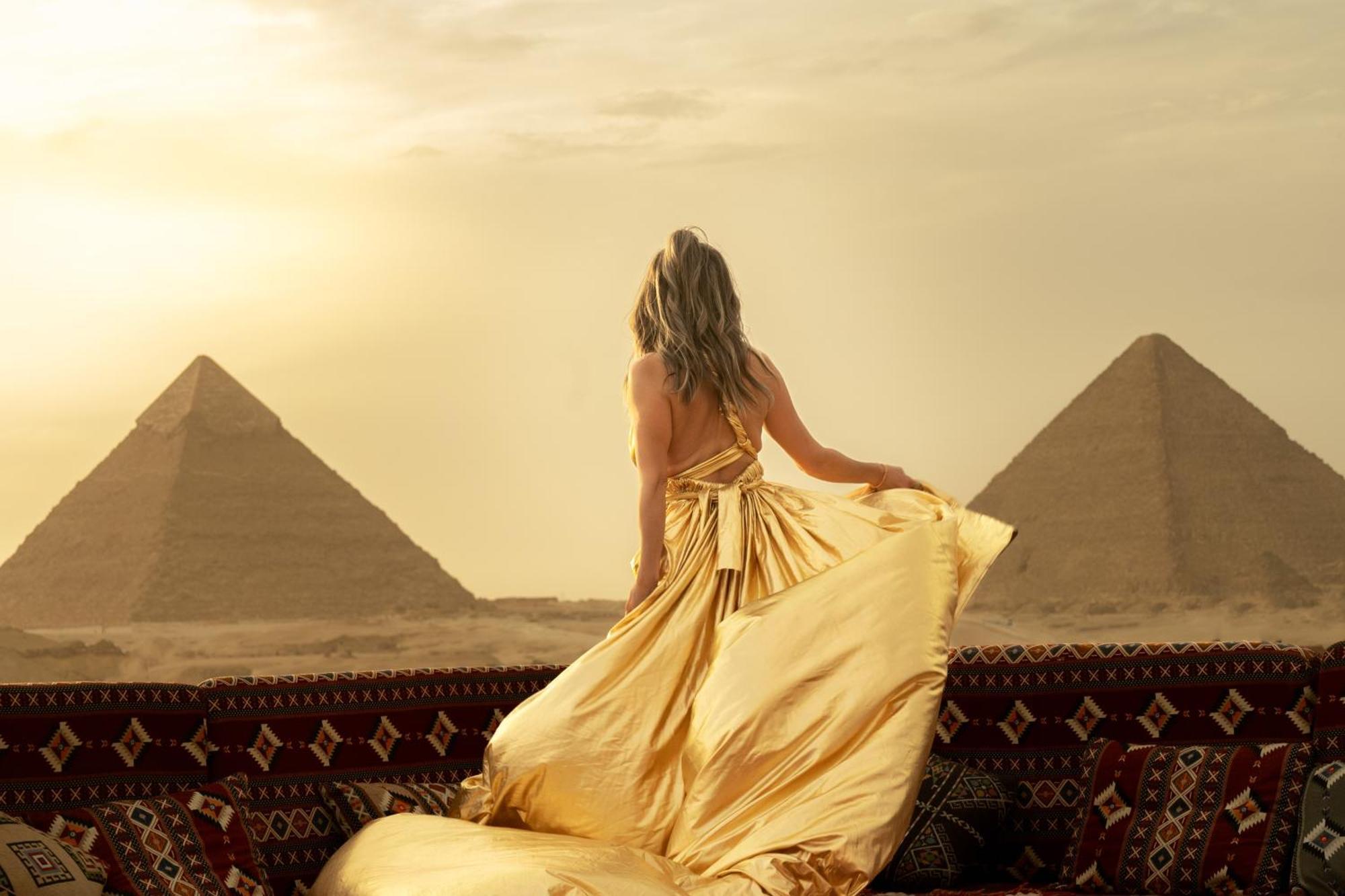 Golden Mask Pyramids Inn Kafret el-Gabal Kültér fotó